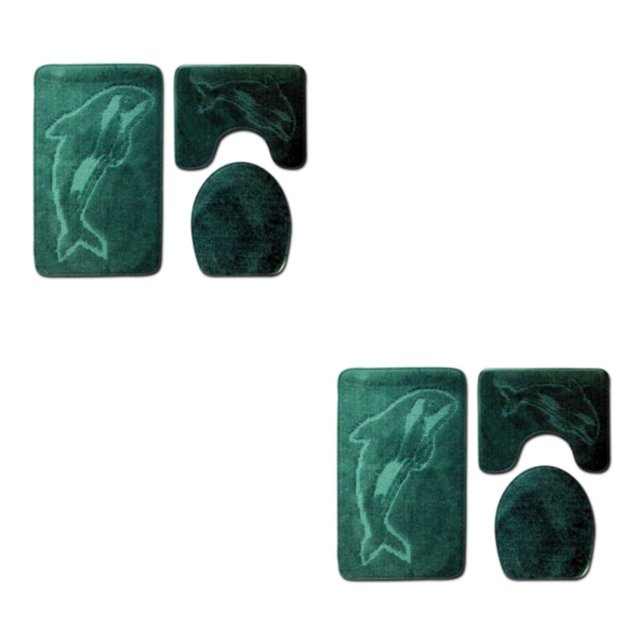 Transemion 3x Durable And Absorbent Bath Mat For Bathtub And Shower Designed To Last PJ210917-A010 2Set