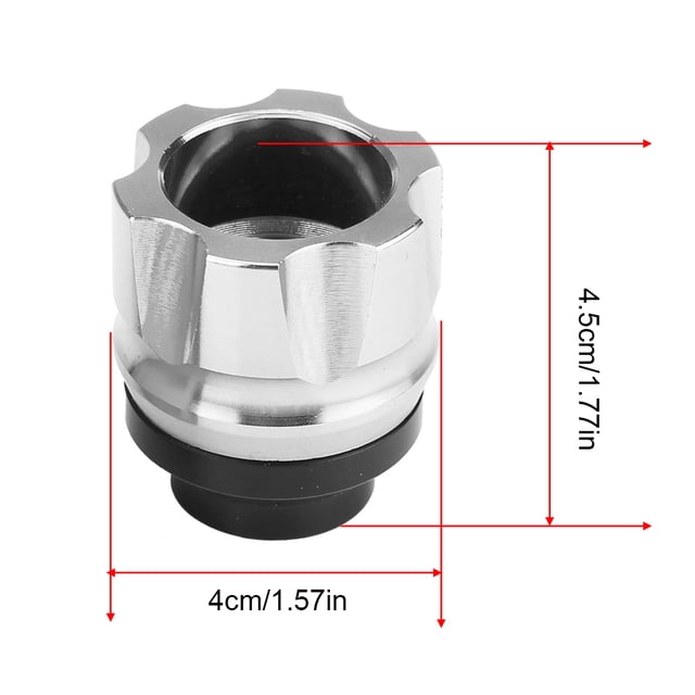2Pcs Motorcycle Front Fork Sliders,Universal Aluminum Alloy CNC Motorcycle Front Fork AntiCollision Slider Protector