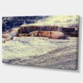 thumbnail image 2 of Sources Thermales à Yellowstone - Impression sur Toile de Paysage Marin, 2 of 3
