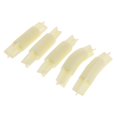 thumbnail image 1 of mmirethe 5Pieces Corner Bay Window Curtain Pole Joint Connector Beige Elbow Style A 1Set, 1 of 6