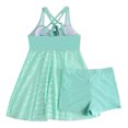 thumbnail image 4 of EGNMCR Bikini Set Women's Solid Color Swimsuit Fashion V Neck Lace Split Swimwear Set, 4 of 5
