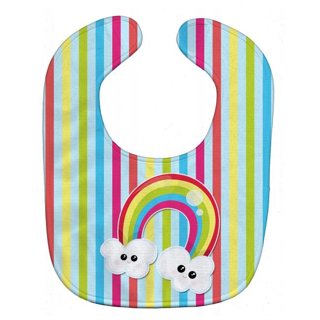 Carolines Treasures BB7151BIB Weather Rainbow Face Baby Bib