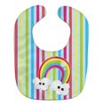 thumbnail image 1 of Carolines Treasures BB7151BIB Weather Rainbow Face Baby Bib, 1 of 3