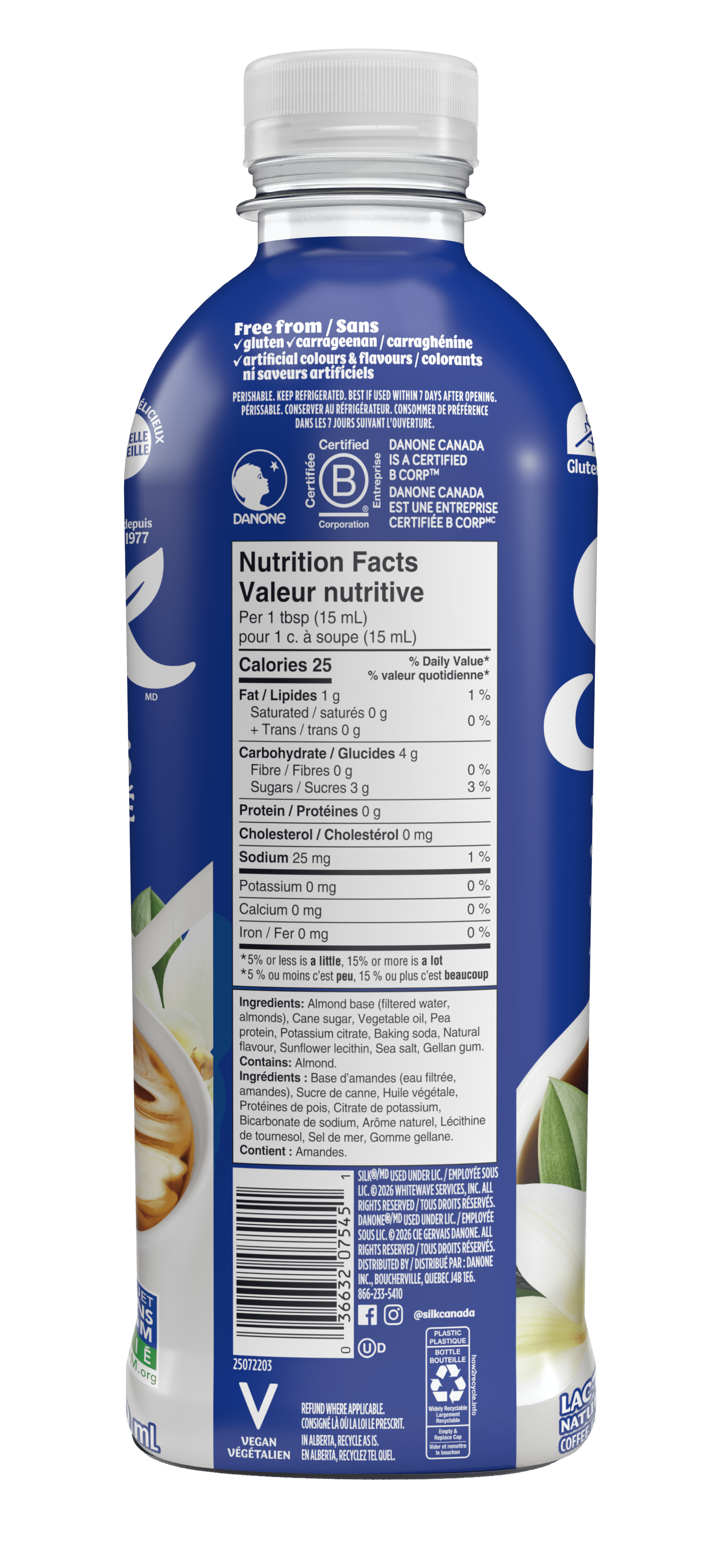 Silk Almond Coffee Creamer, Vanilla, Dairy Free