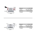 thumbnail image 3 of LED Constant Current Driver 1-3W 4-7W 7-12W 12-18W 26-36W 37-50W Power Supply Output 300mA 240mA External For LED Downlight ,Easy to Operate, 3 of 6
