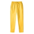 thumbnail image 1 of LOVZFMLL Men's Pants Men's Fashion Drawstring Elastic Waist Solid Color Casual Sweat Length Pants, 1 of 6