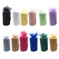 thumbnail image 3 of Youkk Polyester Easy To Ad Clean Wedding Tape Wedding Party Decorations Durable And Reliable Roll Tulle light yellow 1Set, 3 of 6