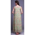 thumbnail image 3 of Bimba Robe de Nuit en Rayonne pour Femmes Maxi Imprimée Tenue de Sommeil Robe de Nuit-TP, 3 of 5