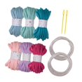 thumbnail image 4 of HILABEE 6 Pieces Knitted Yarn Handcrafting 5M Colorful Cushion Home Decor Craft Yarn G, 4 of 9