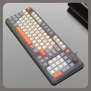 Birdeem Gaming Key Keyboard,Gaming Keyboard Mechanical,Gaming Keyboard 104 Keys Wired Usb Colorful Rgb Backlight Keyboard Cable Game Mixed Light Green Mechanical Keyboard,Gaming Mechanical Keyboard