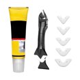 thumbnail image 2 of ERK 125ml Multifunctional White Caulk With Scraper White Caulking Silicone Silicone Caulk Strong Coverage Fast Curing Easy To Apply For Bathroom Kitchen Floor, 2 of 6
