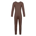 thumbnail image 1 of Manyakai Combinaison de Danse Ballet Manches Longues Gymnastique Marron m, 1 of 5