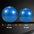 thumbnail image 2 of 9 Inch-Small Bender Ball for Pilates, Pilates Ball, Barre Ball, Mini Exercise Ball, Yoga, Core Training and Physical Therapy, Anti Burst & Slip Resistant Balance Ball with Quick Foot Pump, 2 of 8