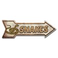 thumbnail image 1 of SignMission Panneau en Plastique Serpents Arrow, 18 Pouces de Large, 1 of 4