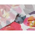 thumbnail image 5 of oneOone Tissu Velours Blanc Feuilles & Rose Floral Matériel de Robe Tissu Imprimé Tissu au Mètre 58 Pouces de Large, 5 of 5