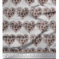 thumbnail image 1 of Soimoi Moss Georgette Fabric Pizza Food Decor Fabric Printed Yard 42 Inch Wide, 1 of 3