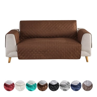 JUNWELL Housse Antidérapante Imperméable pour Animaux, 1/2/3 Places, Protège-Meubles pour Causeuse/sofa, Tapis de Protection, Accoudoirs de Siège pour Chiens/chats