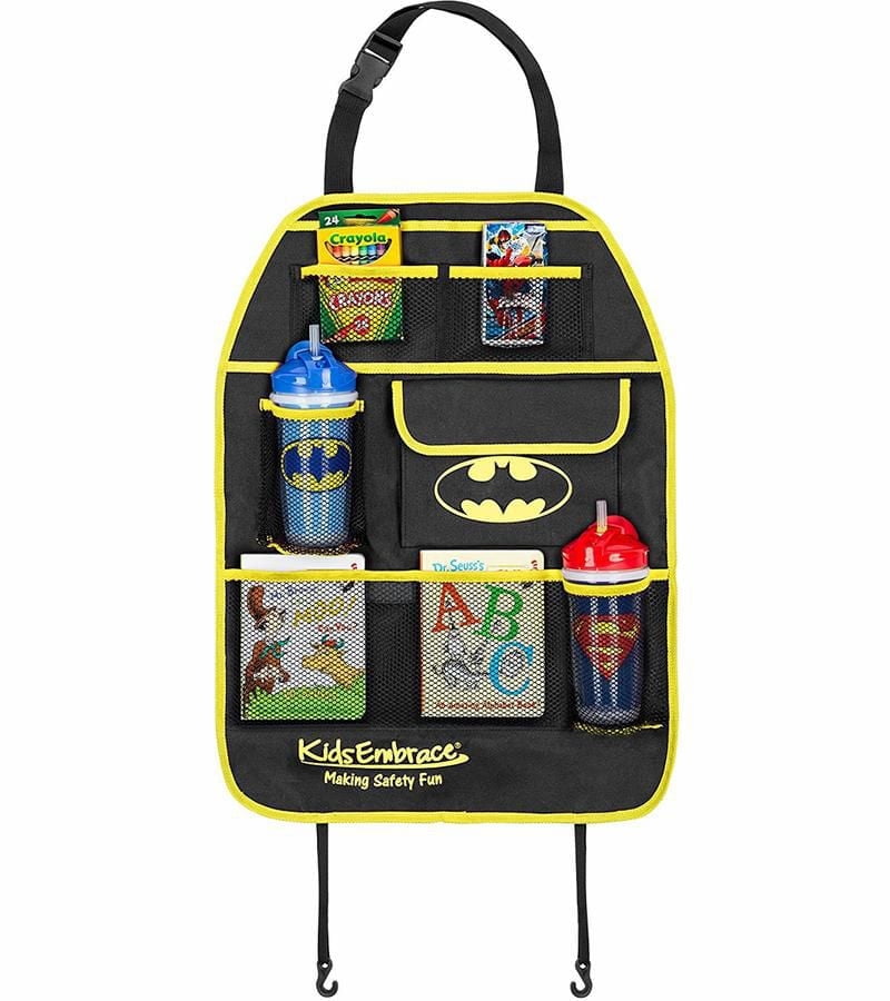 Organisateur de siège arrière de luxe Batman