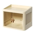 thumbnail image 1 of Foldable Double Door Storage Organizer With Flat Lid And White Drawer For Home Organization Multifunctional Furniture Solution, 1 of 4