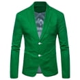 thumbnail image 2 of TIMIFIS Blazer Veste pour Homme Décontractée Unie à une Rangée à Deux Boutons Veste de Complet Mode Formelle à Revers Ajustée Blazer de Mariage, 2 of 3