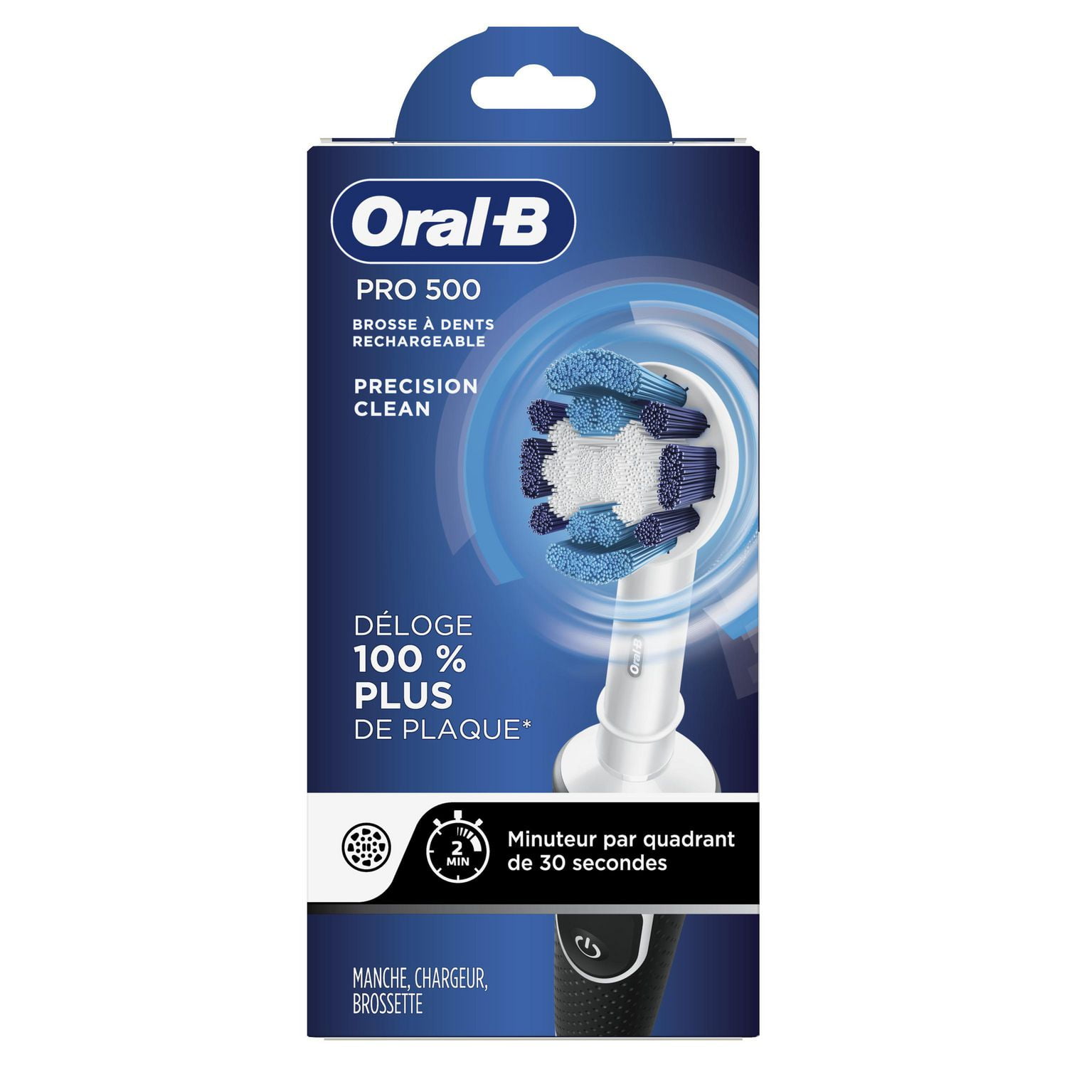 Brosse à dents électrique rechargeable Oral-B Pro 500 Precision Clean
