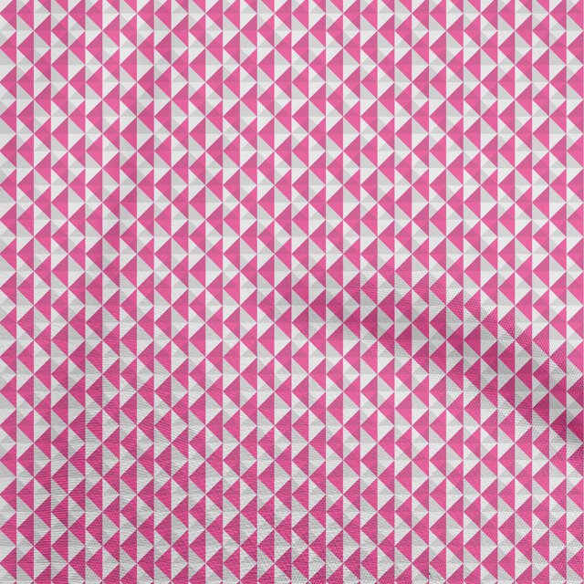 oneOone Cotton Poplin Light Pink Fabric Geometric Sewing Craft Projects Fabric Prints By Yard 42 Inch Wide