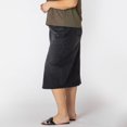 thumbnail image 4 of Devoted Women’s Plus size midi denim skirt, 4 of 5
