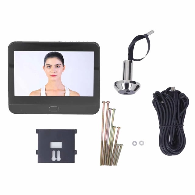 tredstone Doorbell Camera Wifi Wireless HD Video Security Detection Electronic Doorman With Wi Fi Camera balck