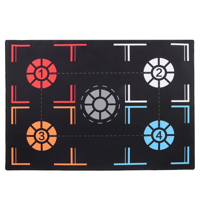 Basketball Training Mat, Basketball Footstep Mat Rubber Point Reminder For Children Below 150cm For Gym