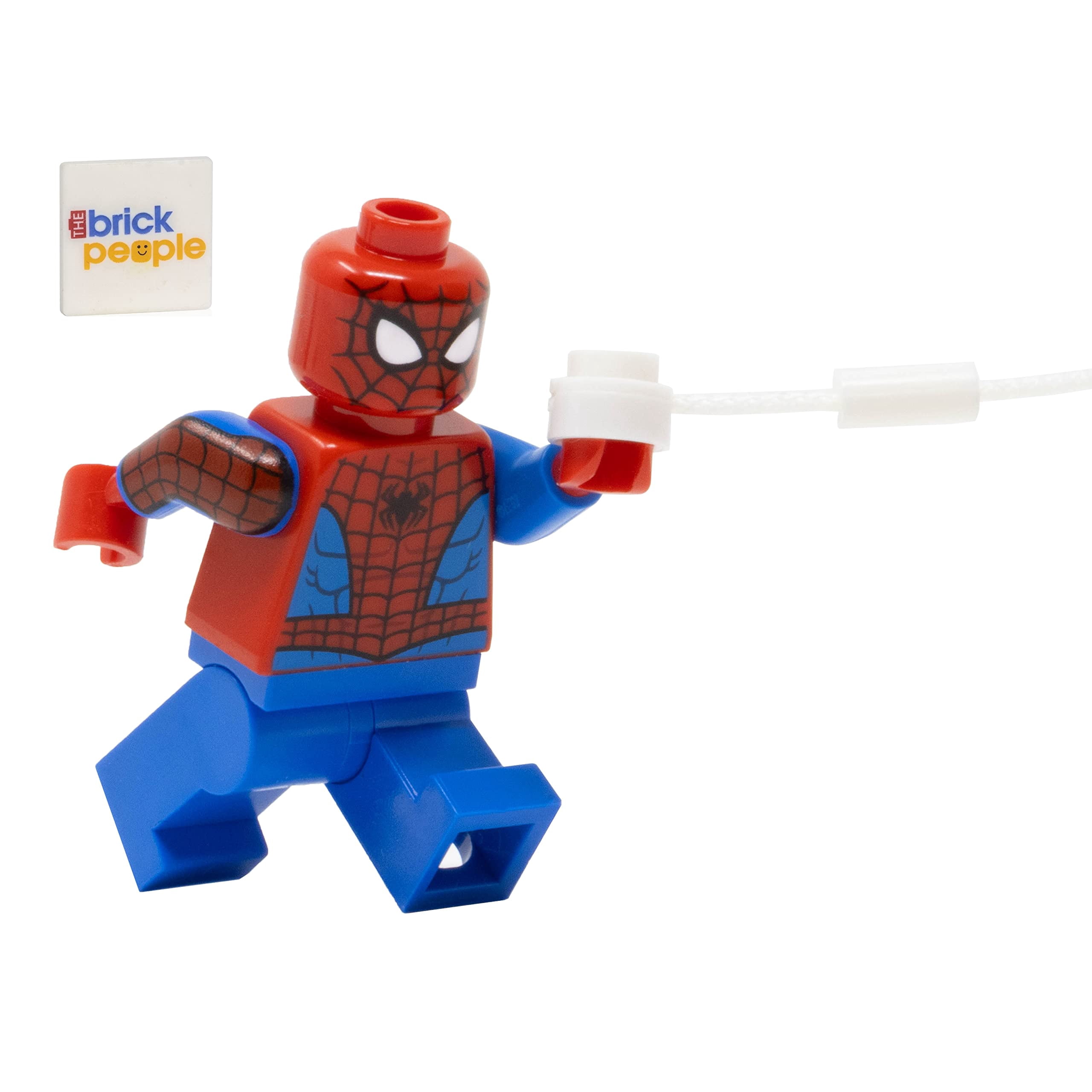 LEGO Superheroes: Spider-Man Minifigure with Web and Printed Arms 242214
