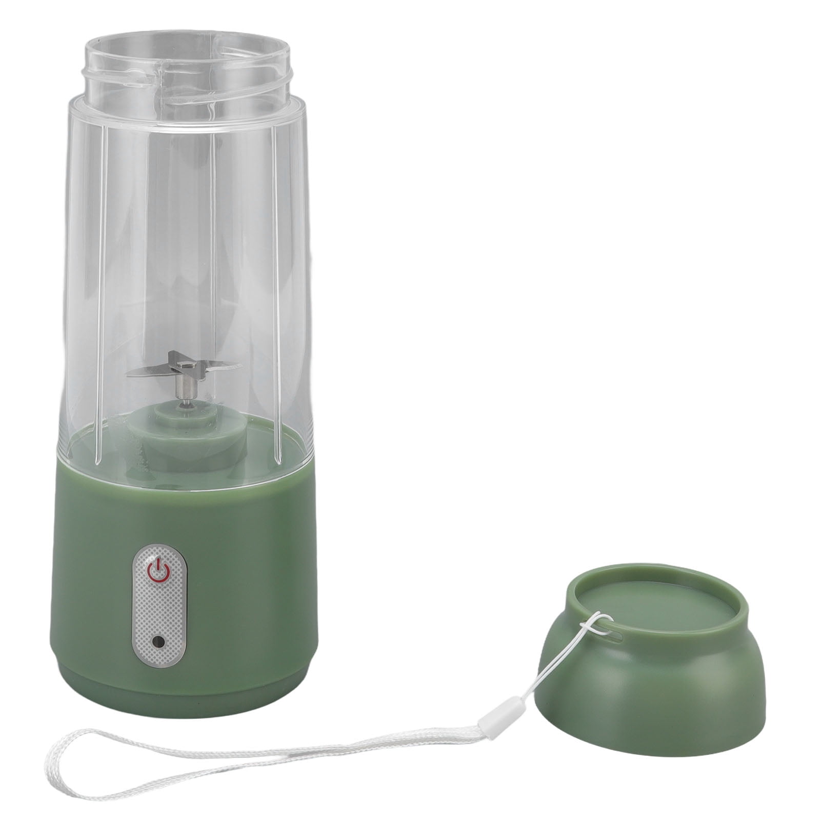 Risegun Portable Blender, Blender for Shakes and Smoothies 300ML USB Charging Wireless Blender Portable Blender with Stainless Steel Blade for Traveling, Gym, Office (Black)(Green)