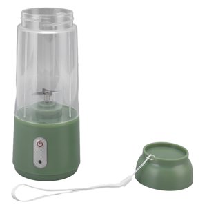 Risegun Portable Blender, Blender for Shakes and Smoothies 300ML USB Charging Wireless Blender Portable Blender with Stainless Steel Blade for Traveling, Gym, Office (Black)(Green)