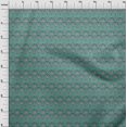 thumbnail image 3 of oneOone Cotton Poplin Fabric Floral Block Printed Fabric 1 Yard 42 Inch Wide, 3 of 4