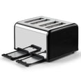 thumbnail image 3 of CUSIMAX 4-Slice Toaster: Extra-Wide Slots, Clear LED Display & Smart Controls (Defrost/Bagel) in Stainless Steel, 3 of 6