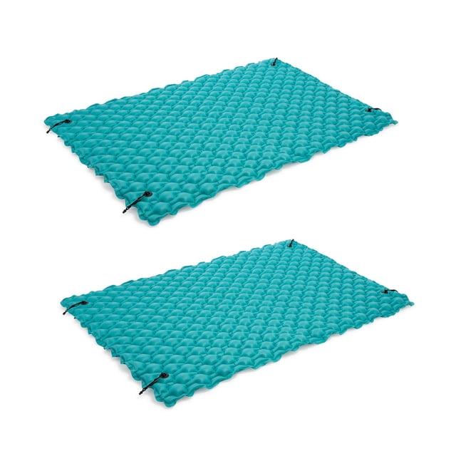 Intex Tapis de Lac Gonflable Flottant de 9,5 Pieds pour Piscine, Plateforme, Lot de 2