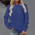thumbnail image 2 of hotojiny Workout Tops for Women Plus Size Long Sleeve Crewneck Sweatshirt Oversized Lightweight Basic Pullover Fall 2025, 2 of 4