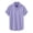Purple, variant on Dagugfen Mens Dress Shirts Button down Short Sleeve Loose Formal Business Casual Office Tops Pocket