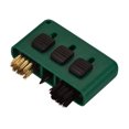 thumbnail image 1 of Unique Bargains 3 in 1 Portable Retractable Dust Groove Cleaner Golf Club Brush Green, 1 of 5
