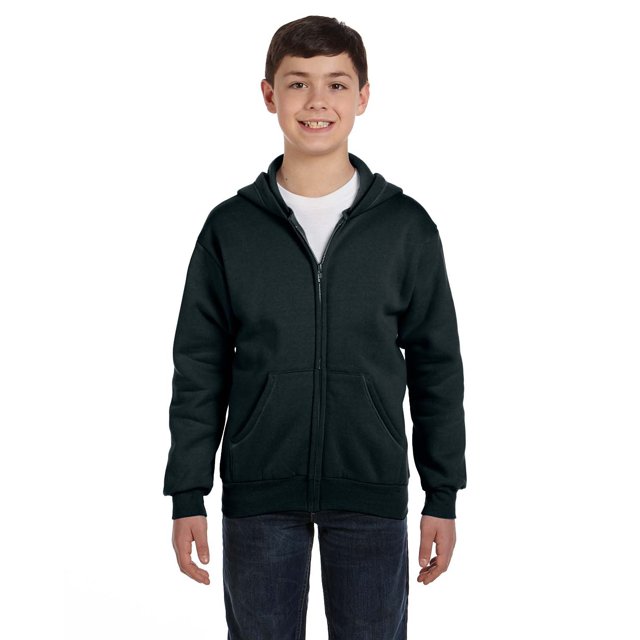 Youth EcoSmart 50/50 Full-Zip Hooded Sweatshirt