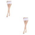 thumbnail image 4 of Baohd Soft And Stretchy Compression Stockings Fashionable And Comfortable Open Toe-Skin Color M 2Set, 4 of 6