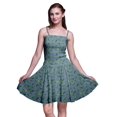thumbnail image 1 of Bimba Robe d'Été Sans Manches Mini Fluide pour Femmes, Robe Soleil à Imprimé Floral – Très Petit, 1 of 5