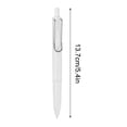 thumbnail image 3 of E White Body Press Fountain Pen 0.38Mm Ultra Fine Nib Design For Smooth Ink Flow & Comfortable Grip #QHWW0, 3 of 7