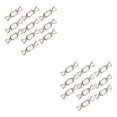 thumbnail image 3 of relayinert Candy Shaped Mini Necklace Organizer Earrings Necklace Storage Transparent 10 Pcs 2Set, 3 of 6