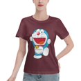 thumbnail image 1 of Women's Basic Short Sleeve T-Shirt Doraemon, 1 of 6