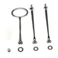 thumbnail image 3 of jifeng Cake Plate Stand Handle Heavy Duty Hardware Rod for Daily Use Party Birthday silvery, 3 of 9