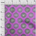 thumbnail image 2 of oneOone Velvet Purple Fabric Asian Block Craft Project Decor Fabric Printed by The Yard 58 Inche Wide-6803, 2 of 4