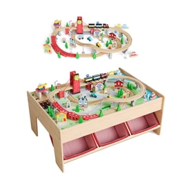 ZHX 56PCS City Train Tracks Accessories Straight and Flexible