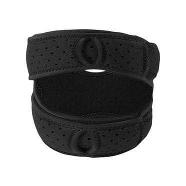 Sangle de Soutien pour Tendon Rotulien de Sport, Absorbante, Antichoc, Ajustable, Genou, Noire