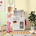 thumbnail image 4 of Gymax Kids Kitchen Set Pretend Play Kitchen w/ Stoves & Faucet & Sink & Telephone, 4 of 10