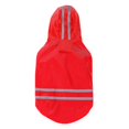 thumbnail image 1 of lionlar Chien Imperméable Loisirs Léger Chiot Manteau Réfléchissant Veste de Pluie avec Rouge S, 1 of 6